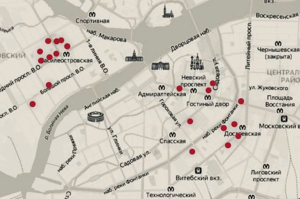 Где найти открытые парадные, витражи и старинную плитку? Шесть карт, созданных петербуржцами