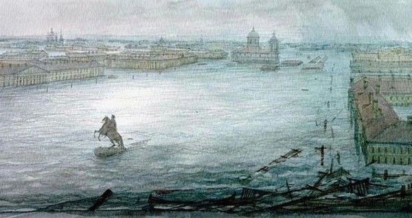 Вода, вода, кругом вода: история разрушительных наводнений в Петербурге