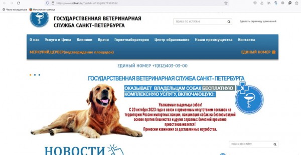 В госклиниках закончилась вакцина от бешенства для бесплатных прививок собакам. Колют дорого, но импортное