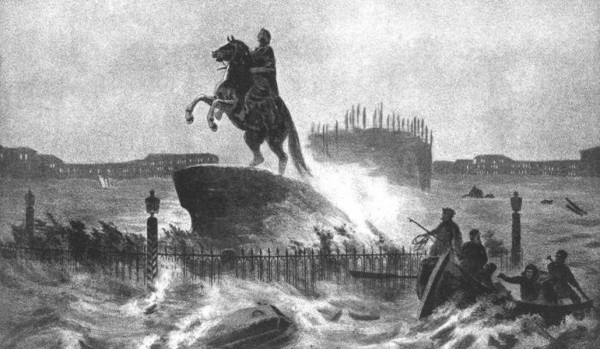 Вода, вода, кругом вода: история разрушительных наводнений в Петербурге