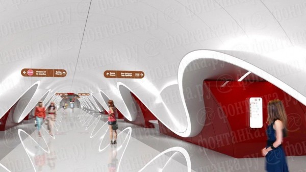 Опубликованы эскизы будущих станций петербургского метро