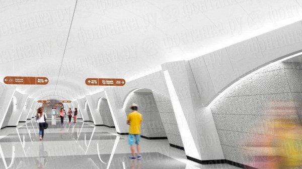 Опубликованы эскизы будущих станций петербургского метро