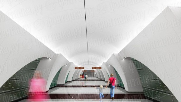 Опубликованы эскизы будущих станций петербургского метро