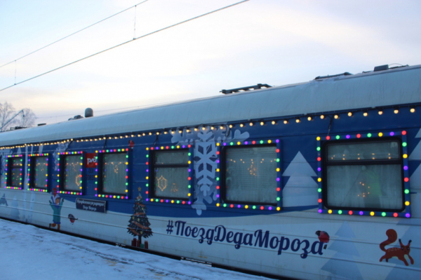 В Петербурге за два дня более 50 тыс. человек посетили программу поезда Деда Мороза