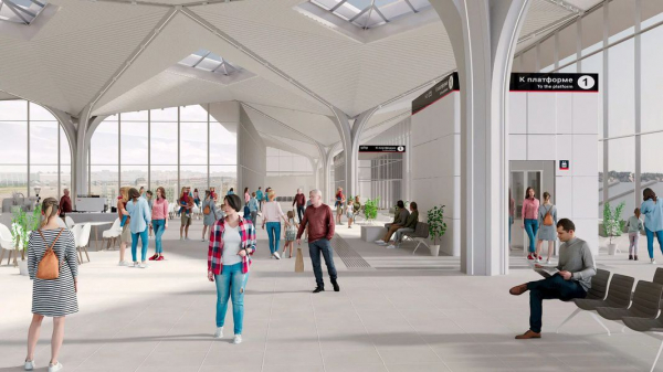 Согласован облик терминала ВСМ около Московского вокзала
