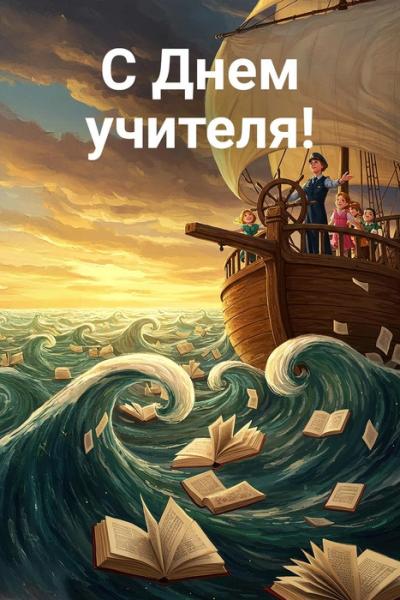 Открытки на День учителя &mdash; 2025: 30 красивых поздравлений в картинках