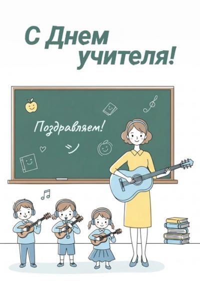 Открытки на День учителя &mdash; 2025: 30 красивых поздравлений в картинках
