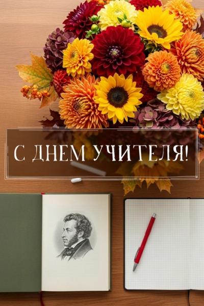 Открытки на День учителя &mdash; 2025: 30 красивых поздравлений в картинках