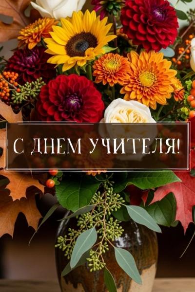 Открытки на День учителя &mdash; 2025: 30 красивых поздравлений в картинках