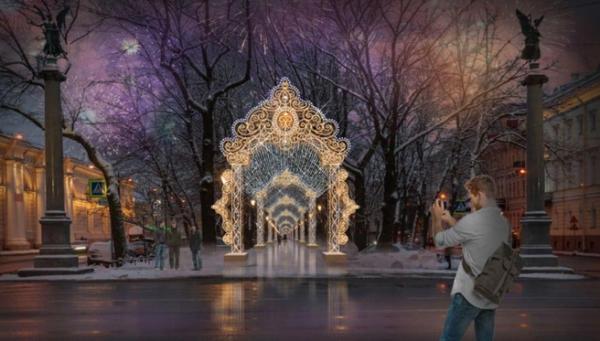 Как украсят Петербург к Новому году и Рождеству